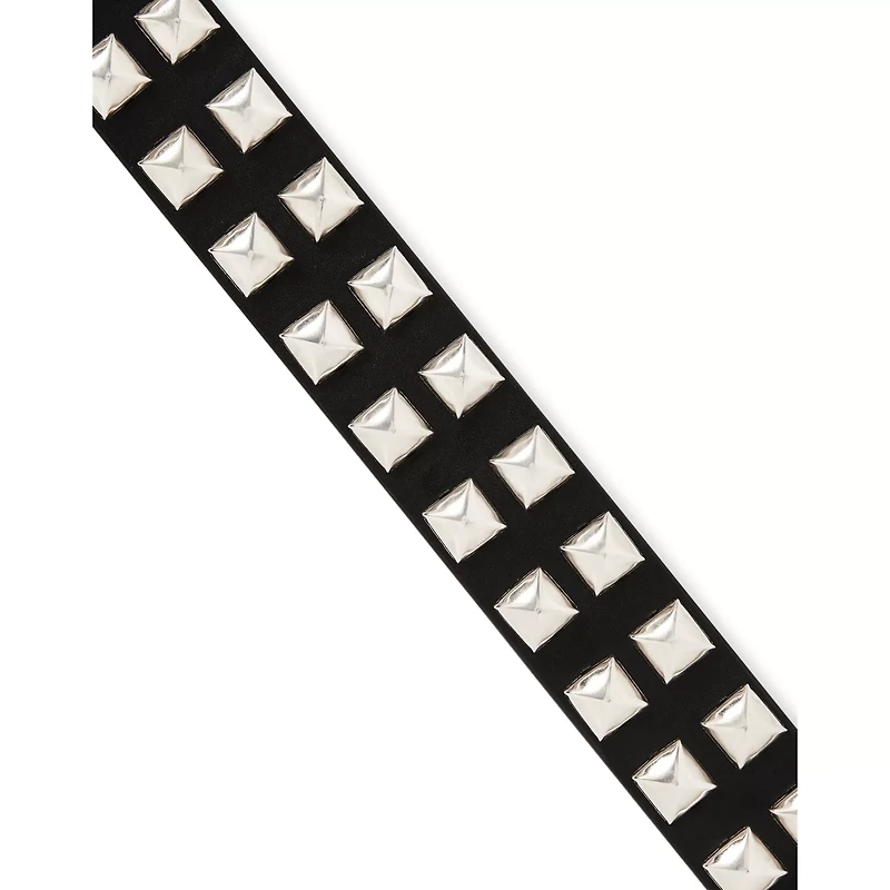 Black Studded Pentagram Belt