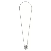 Dark Raven Pendant Chain Necklace