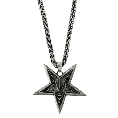 Inverted Pentagram Chain Necklace