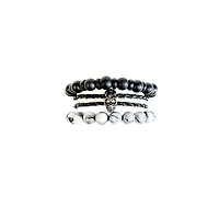 Multi-Pack Bead and Skull Bracelets - 3 Pack