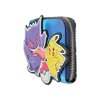 Loungefly Pikachu x Gengar Zip Wallet - Pokémon