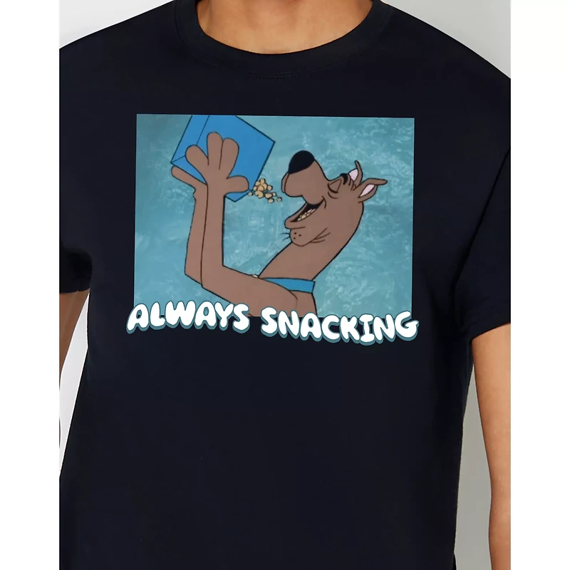 Always Snacking T Shirt - Scooby-Doo