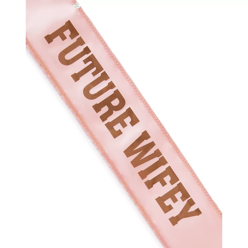 Pink Future Wifey Sash