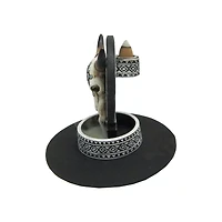 Cow Skull Backflow Incense Burner