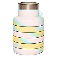 Tie Dye Pastel Collapsible Water Bottle