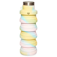 Tie Dye Pastel Collapsible Water Bottle