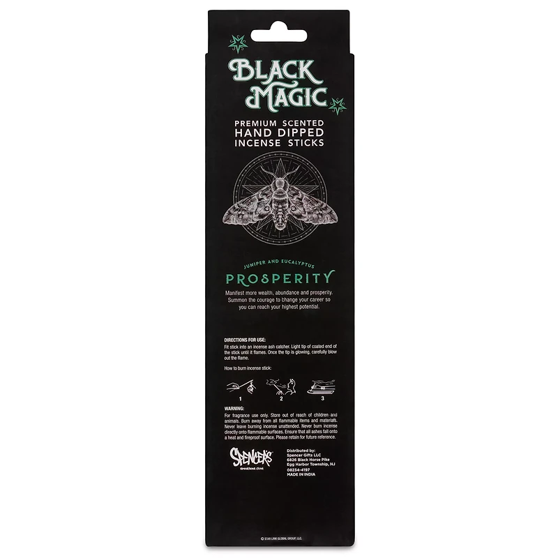 Juniper and Eucalyptus Prosperity Incense Sticks - 100 Pack
