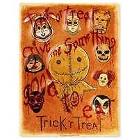 Trick 'r Treat Masks Metal Sign - Trick 'r Treat