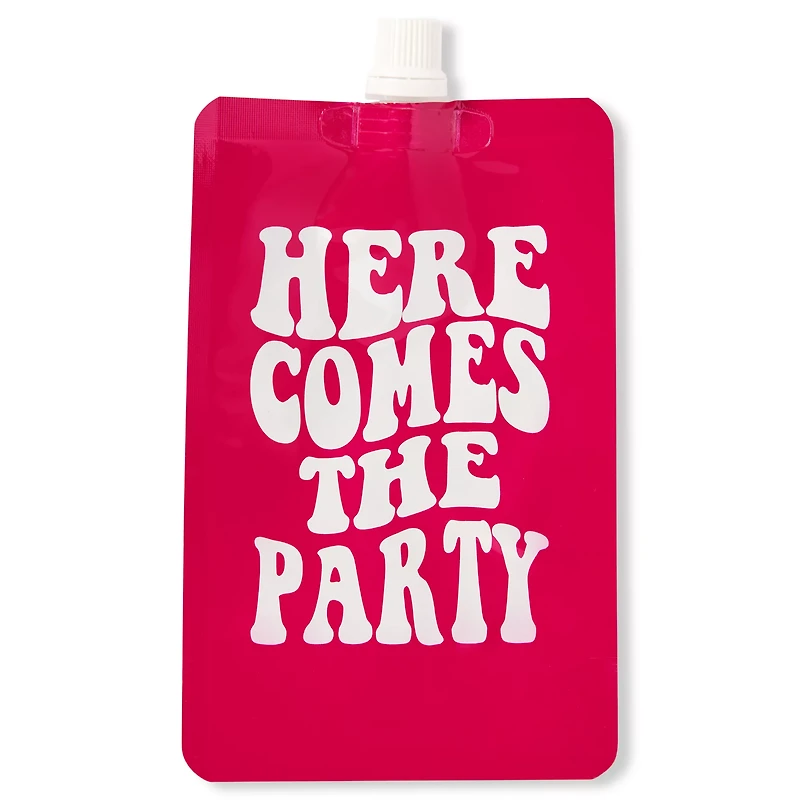 Here Comes the Party Bachelorette Party Flasks - 6 Pack