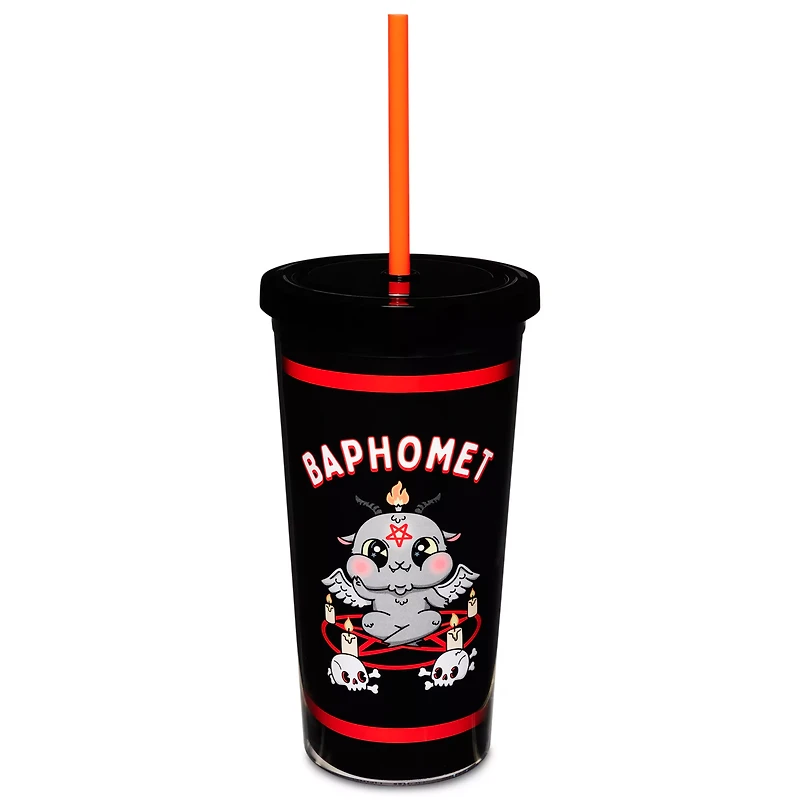 Baphomet Cup with Straw - 20 oz.