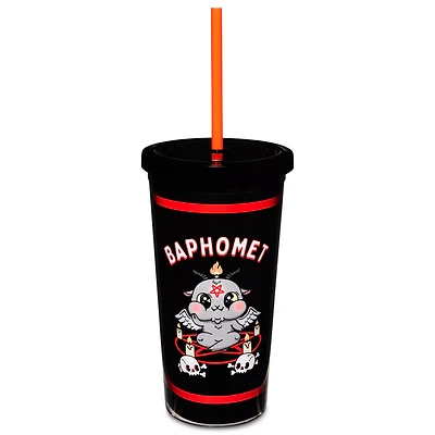 Baphomet Cup with Straw - 20 oz.