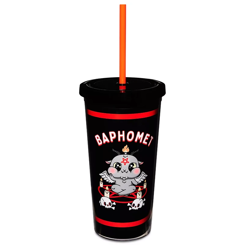 Baphomet Cup with Straw - 20 oz.