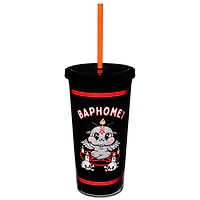 Baphomet Cup with Straw - 20 oz.
