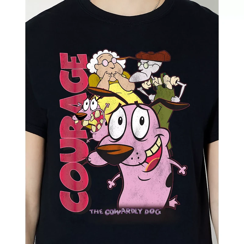 Courage the Cowardly Dog Bootleg T Shirt