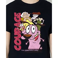 Courage the Cowardly Dog Bootleg T Shirt