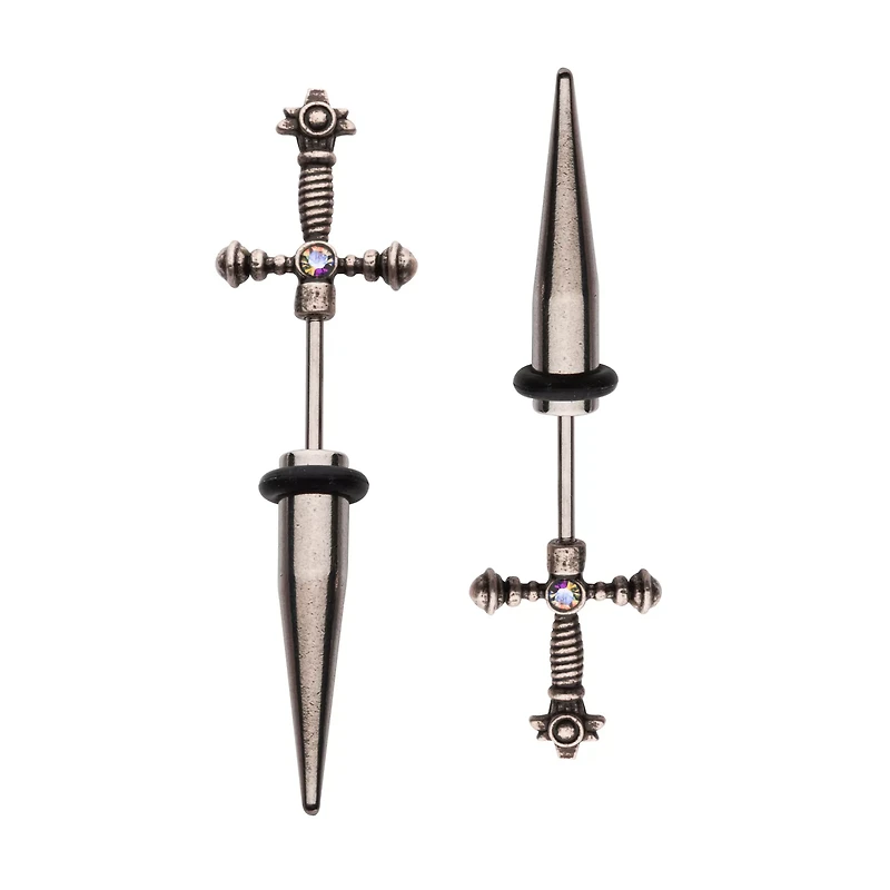Silvertone Sword Fake Tapers