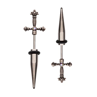 Silvertone Sword Fake Tapers