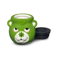 Green Leaf Bear Molded Stash Jar - 5.5 oz.