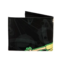 Glow in the Dark Rick and Morty Bifold Wallet
