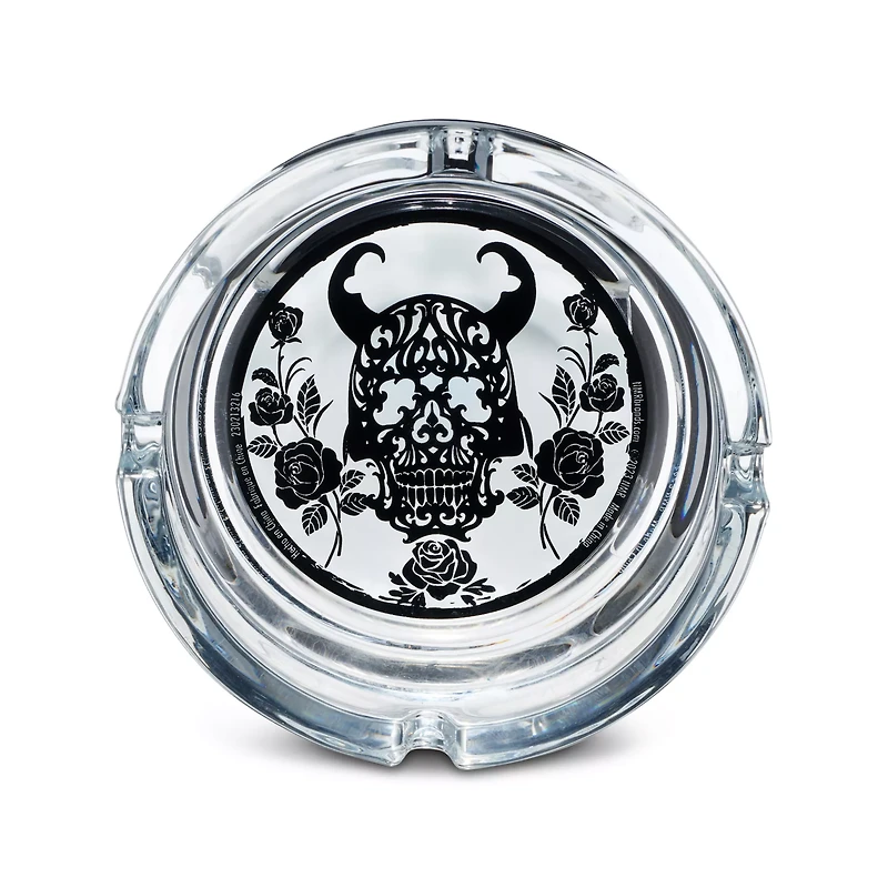 Tattoo Skulls Stash Jar and Ashtray