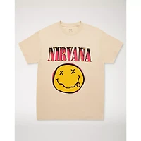 Nirvana Smiley Face T Shirt