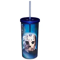 Jason Voorhees Iridescent Cup with Straw - Friday the 13th