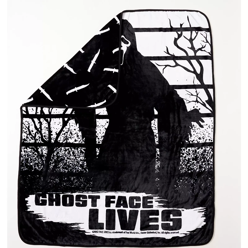 Ghost Face Lives Fleece Blanket
