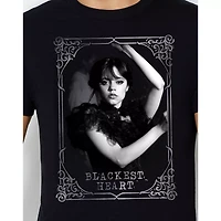 Blackest Heart T Shirt- Wednesday