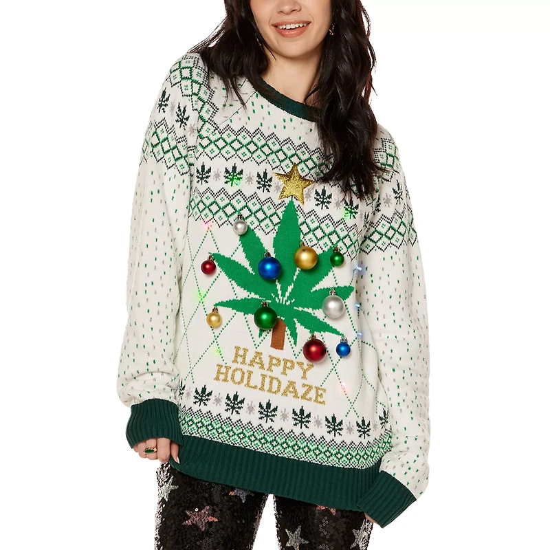 Happy Holidaze Ugly Christmas Sweater