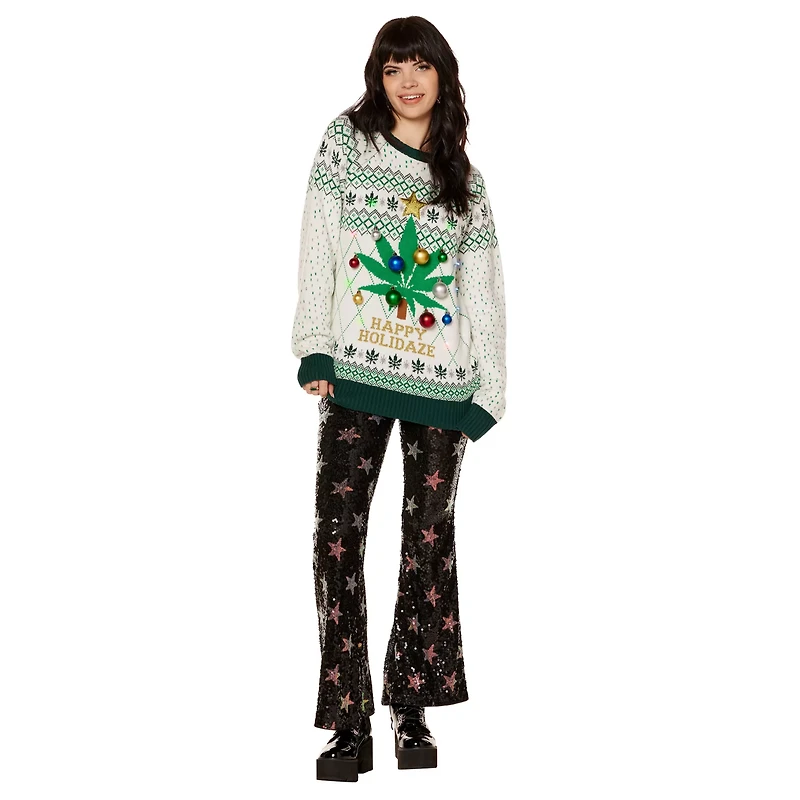 Happy Holidaze Ugly Christmas Sweater