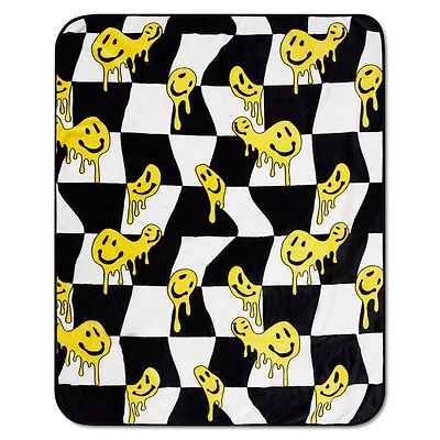 Drippy Smiles Fleece Blanket
