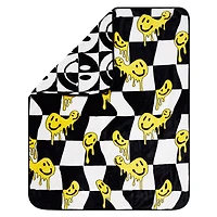 Drippy Smiles Fleece Blanket