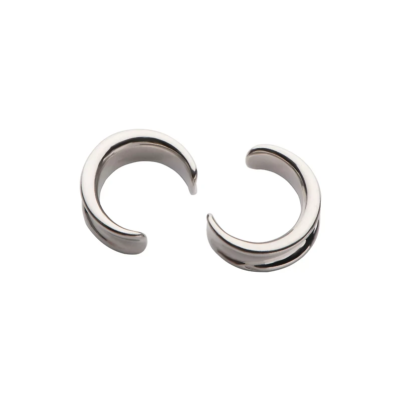 Silver-Tone Saddle Plugs