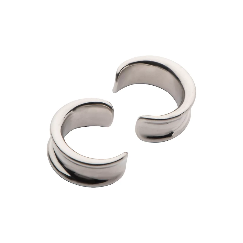 Silver-Tone Saddle Plugs