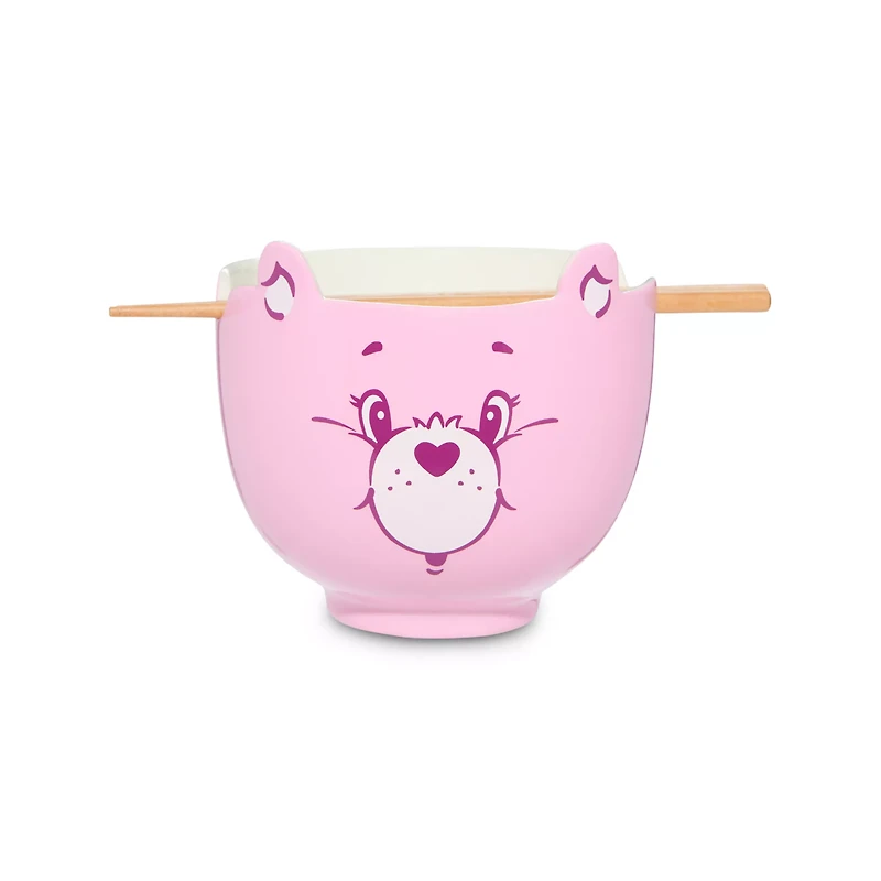 Cheer Bear Bowl with Chopsticks 17 oz. - Care Bears