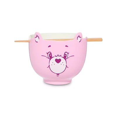 Cheer Bear Bowl with Chopsticks 17 oz. - Care Bears