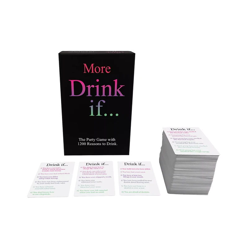 More Drink If... Card Game
