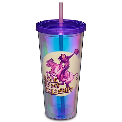 Back on My Bullshit Cup with Straw - 20 oz.