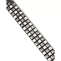 Gunmetal Studded Belt