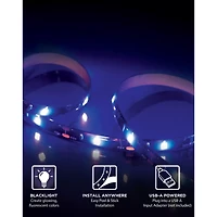 LED Black Light Strip 78 Inch - Monster