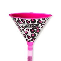 Pink Leopard Print Beer Bong