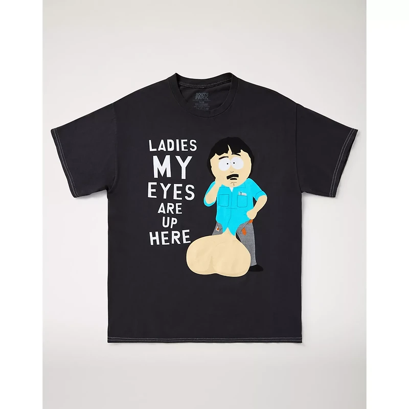 My Eyes Are Up Here T Shirt - South Park