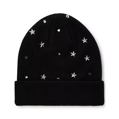 Spike and Star Knit Hat