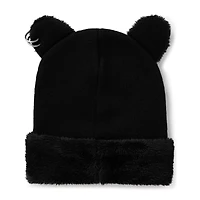3D Ears With Silver Rings Knit Hat