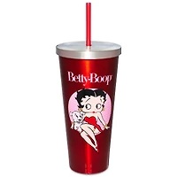 Betty Boop Cup with Straw 24 oz. - Betty Boop