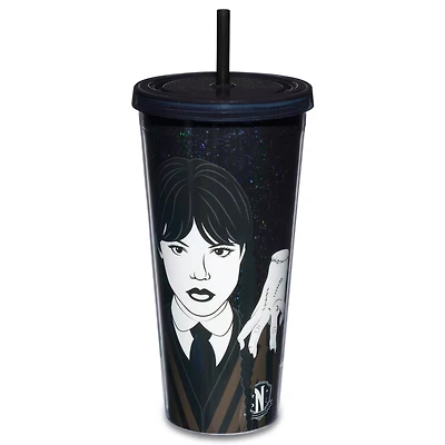 Allergic to Color Cup with Straw 20 oz. - Wednesday