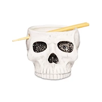 Skull Bowl with Chopsticks - 19.5 oz.