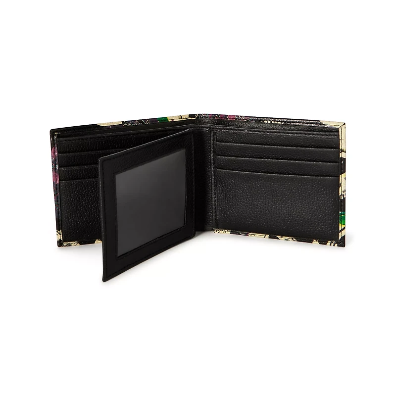 Skull & Rose Bifold Wallet