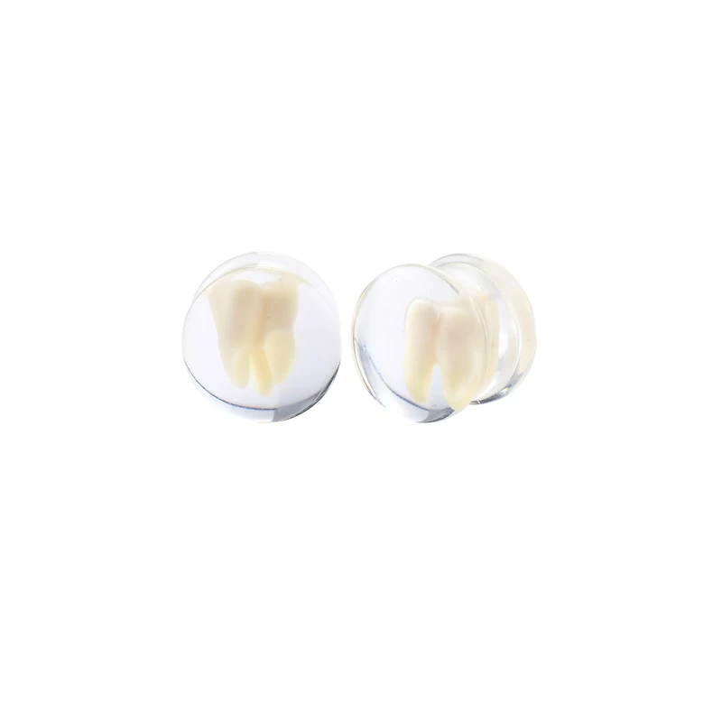 Tooth Resin Double Flare Plugs