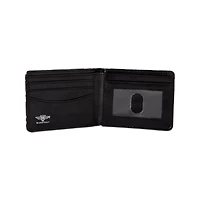 Buckle-Down Pink and Green Weed Leaf Bifold Wallet